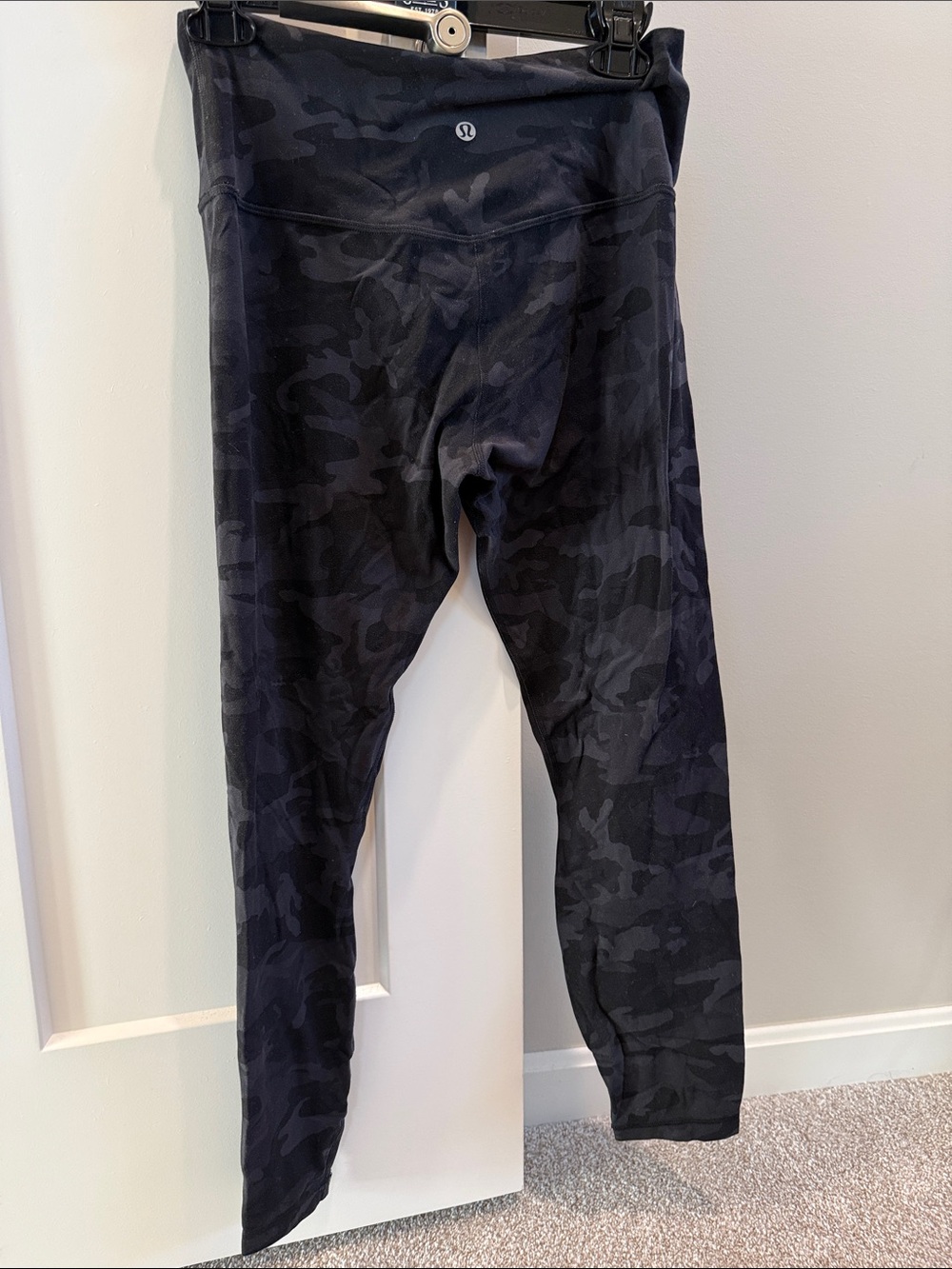 lululemon Align High-Rise Pant Camo Leggings Black Size 8